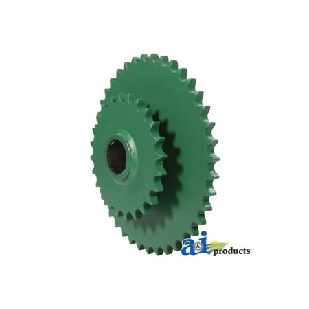 A & I Products Sprocket, Double; Lower Drive Roller, 40/24 Tooth 11" x12" x2.5" A-AE54302